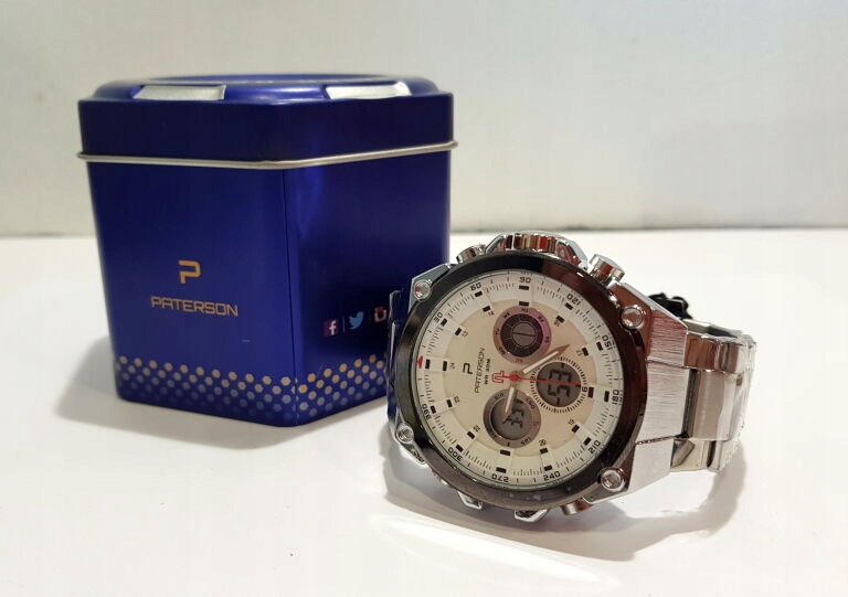 ZEGAREK PATERSON CHRONOGRAPH 213 STAN IDEALNY 12426802994