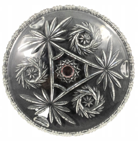 Piękna patera - szkło kryształowe