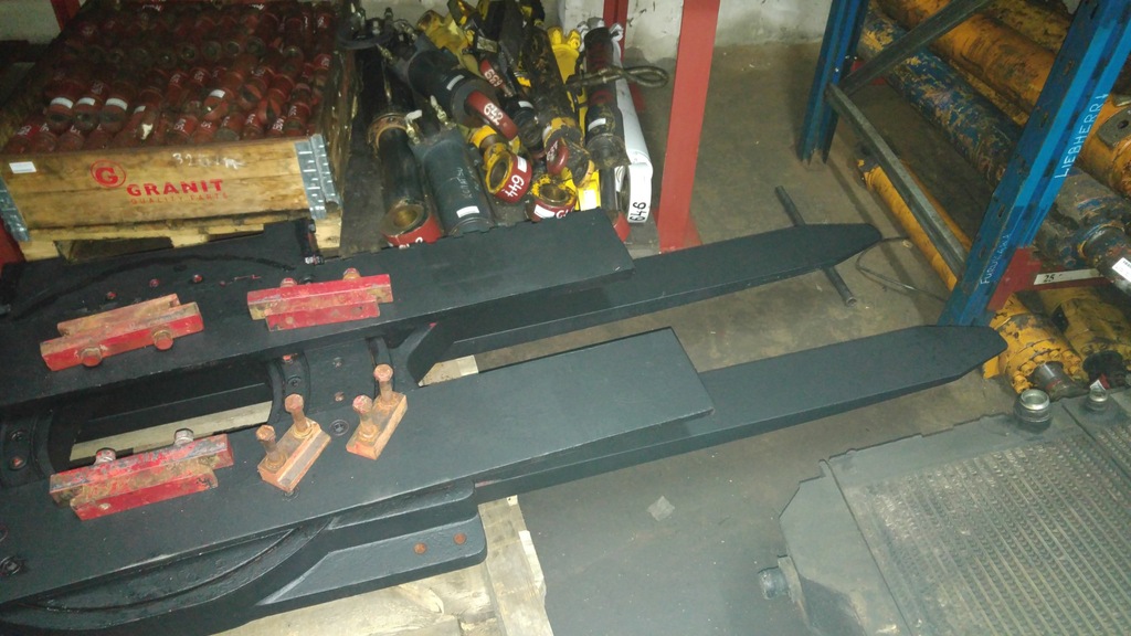 Widły obrotowe do wózka widłowego 2m