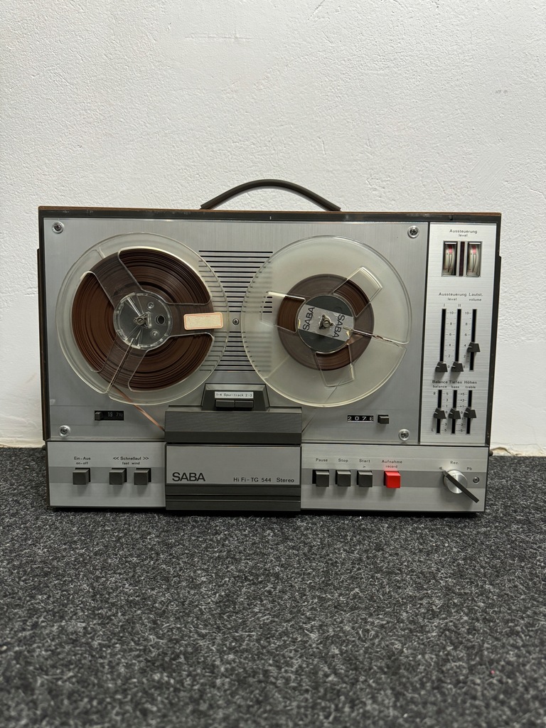 Saba TG-544 Hi-Fi stereo magnetofon szpulowy vintage retro