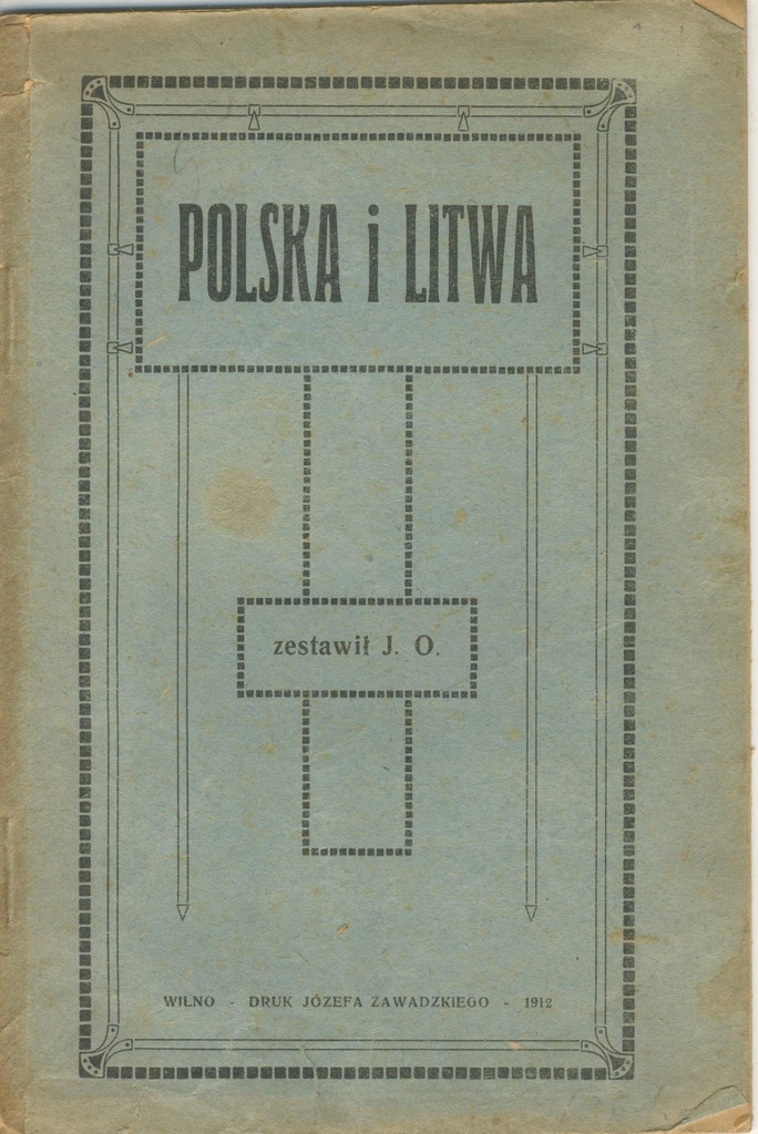 Jan Konrad Obst - Polska i Litwa, 1912 r.