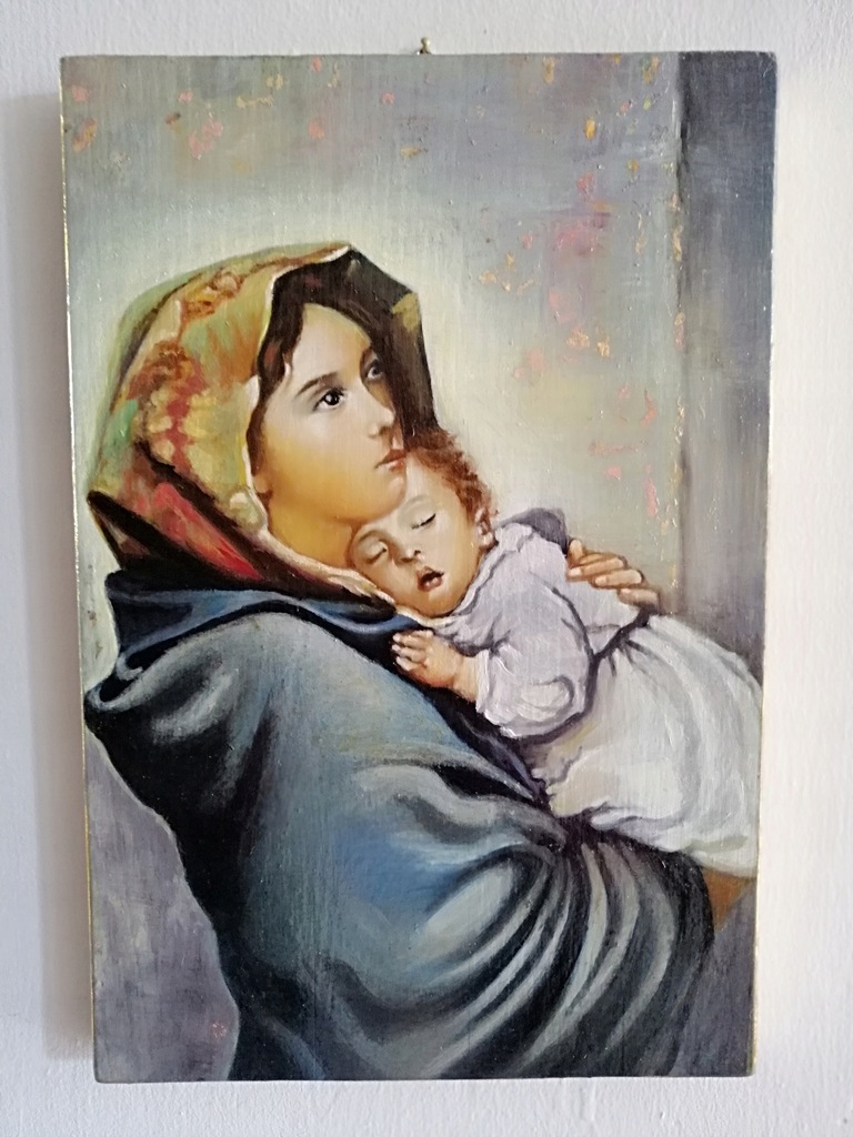 Matka Boża "Cygańska"-pisana-30 na 20 cm