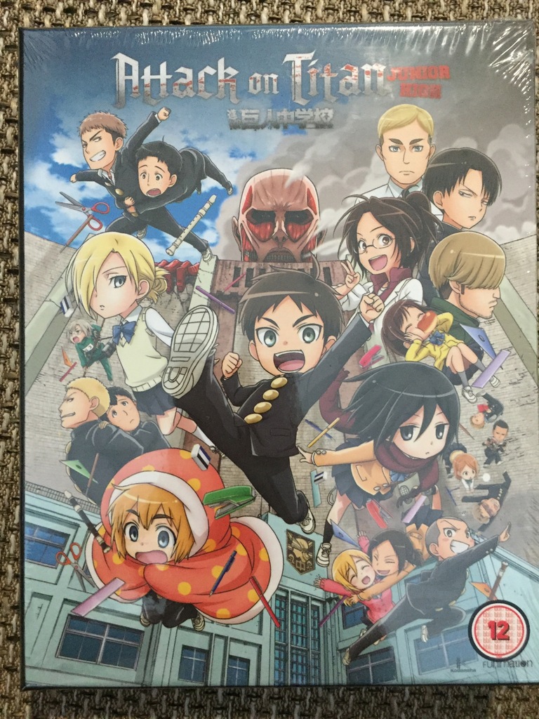 ATTACK ON TITAN JUNIOR HIGH BLU-RAY ANIME NOWA