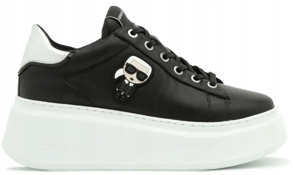 KARL LAGERFELD Buty damskie sportowe sneakersy na platformie r. 40 25cm