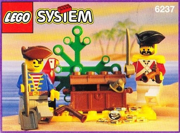 LEGO 6237 Pirates' Plunder [Pirates: Pirates I] | piraci żołnierze figurki