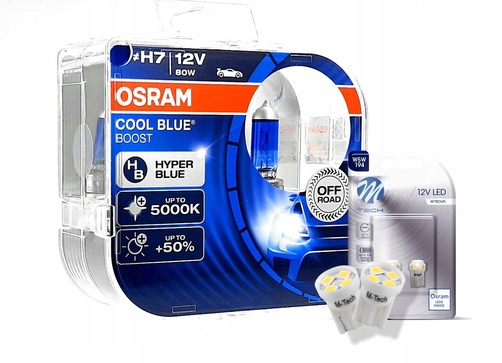 Купить OSRAM H7 COOL BLUE BOOST HYPER +50%+W5W LED БЕСПЛАТНО: отзывы, фото, характеристики в интерне-магазине Aredi.ru