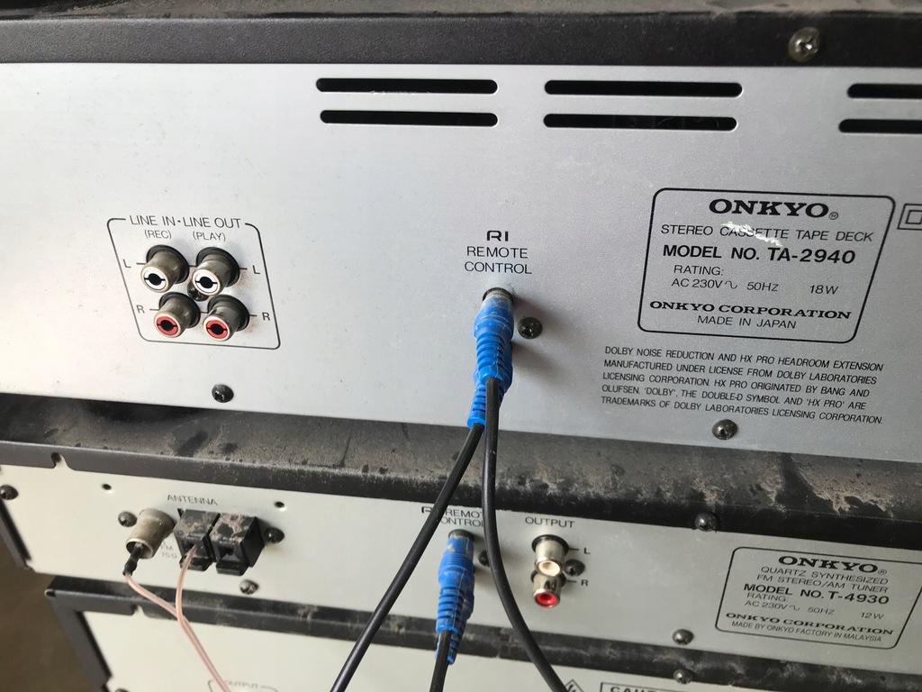 KABLE REMOTE CONTROL RI R1 ONKYO 9885703151 oficjalne archiwum Allegro