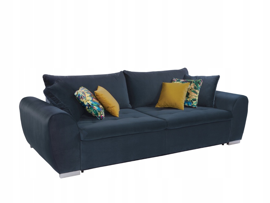 Sofa Gaspar IV Mega Lux Granatowa Black Red White