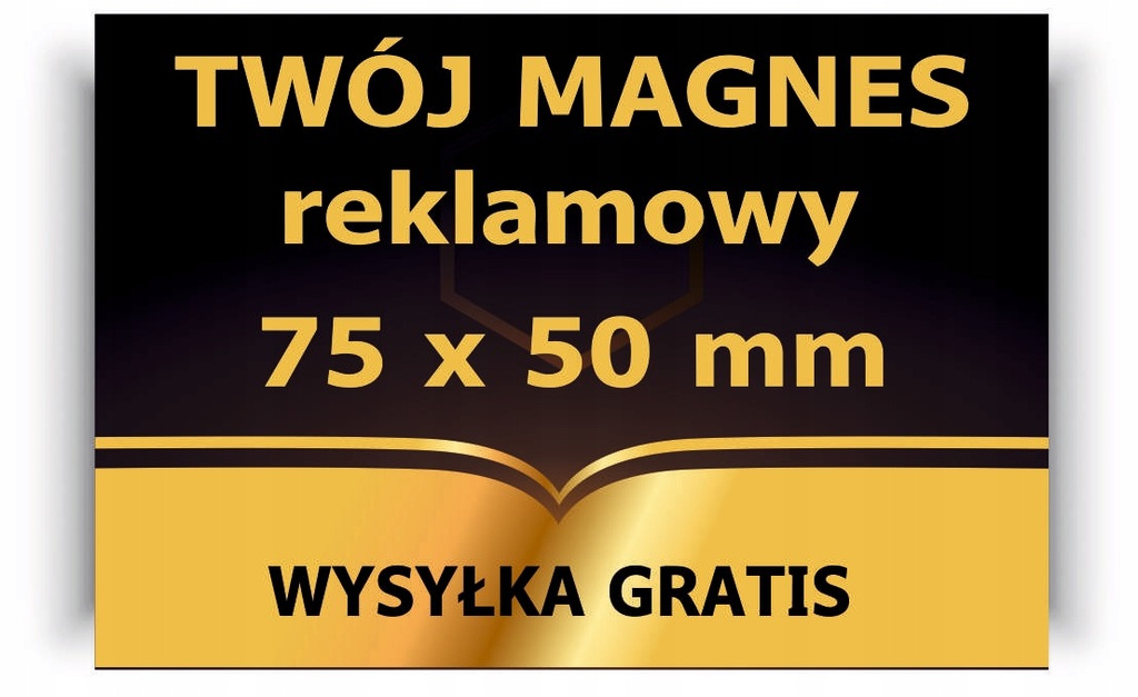 MAGNESY reklamowe 75x50mm 100 szt. gadżet