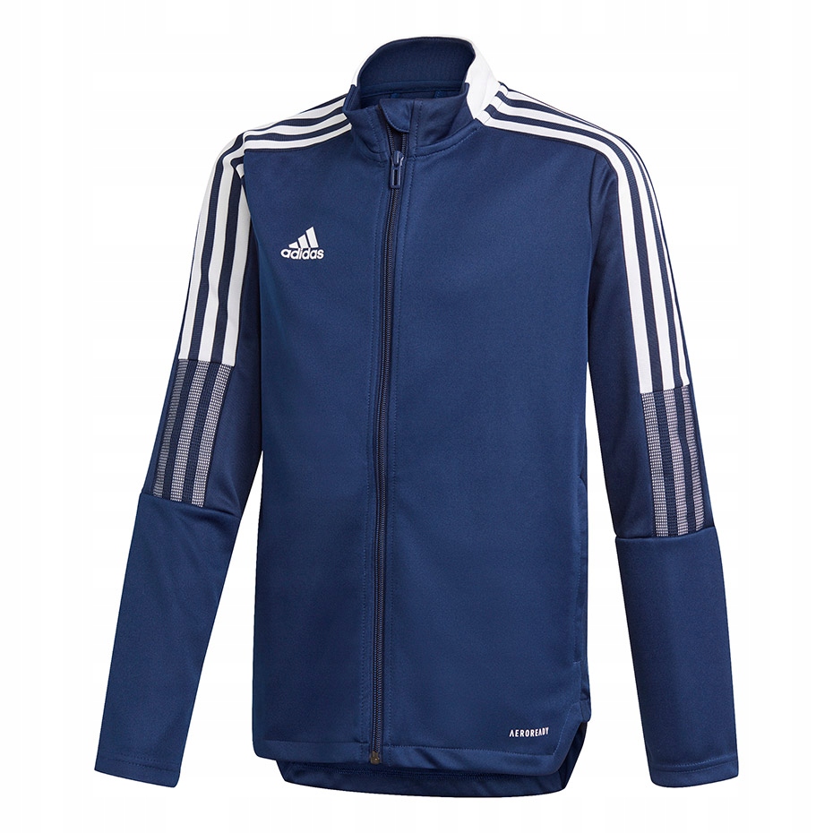 Bluza dla dzieci adidas Tiro 21 Track granatowa GK9662 :140CM
