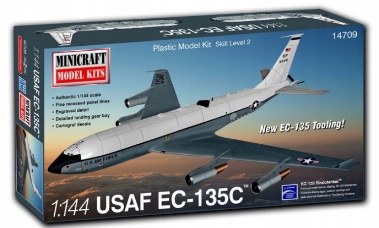 Samolot EC-135C USAF 1:144 - Minicraft