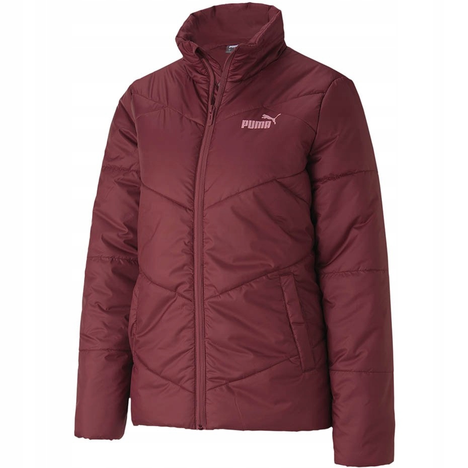 Kurtka damska Puma Ess Padded Jacket burgundowa 58