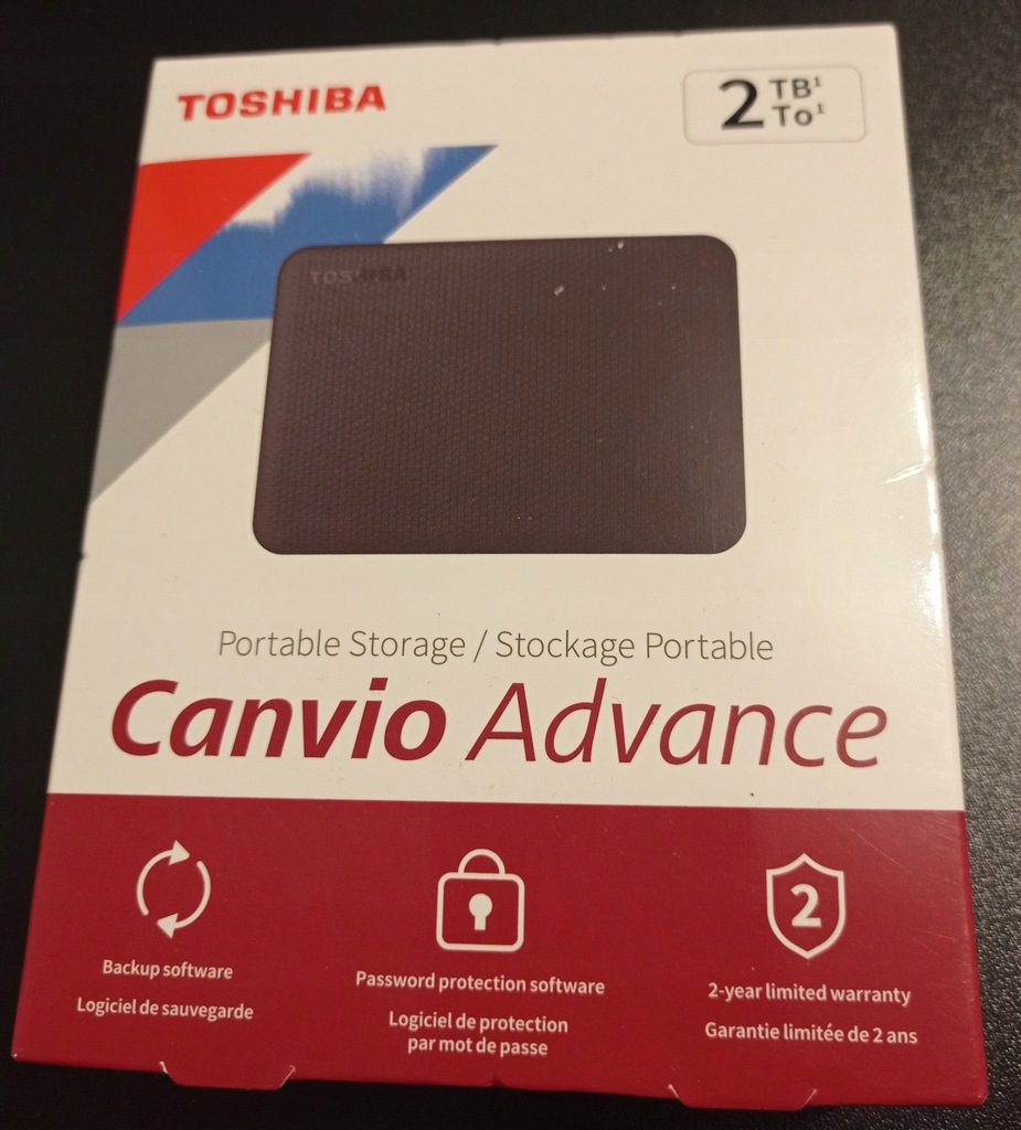 Dysk zewnętrzny HDD Toshiba Canvio Advance 2TB