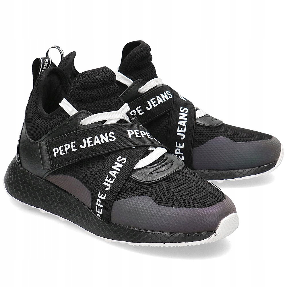 Pepe Jeans Koko Iris Czarne Sneakersy Damskie R.36