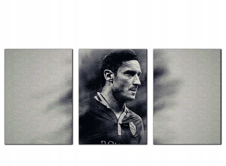 3 x OBRAZ PLAKAT Francesco Totti AS Roma Serie A