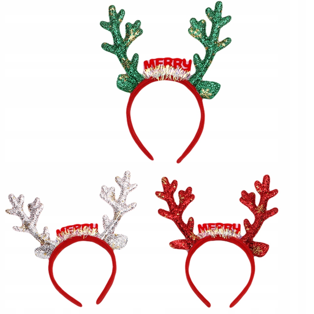 Antler Headband Headbands Christmas Boppers Deer