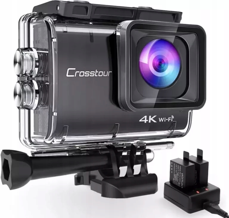 KAMERA SPORTOWA CROSSTOUR CT9500 4K, 40M WODOODPORNA, HIT!