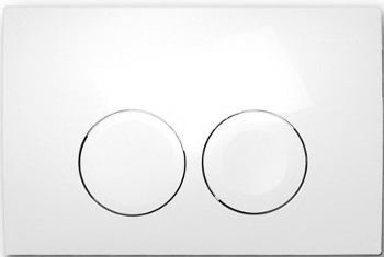 GEBERIT PRZYCISK DELTA 21 BIAŁY DUOFIX BASIC UP100
