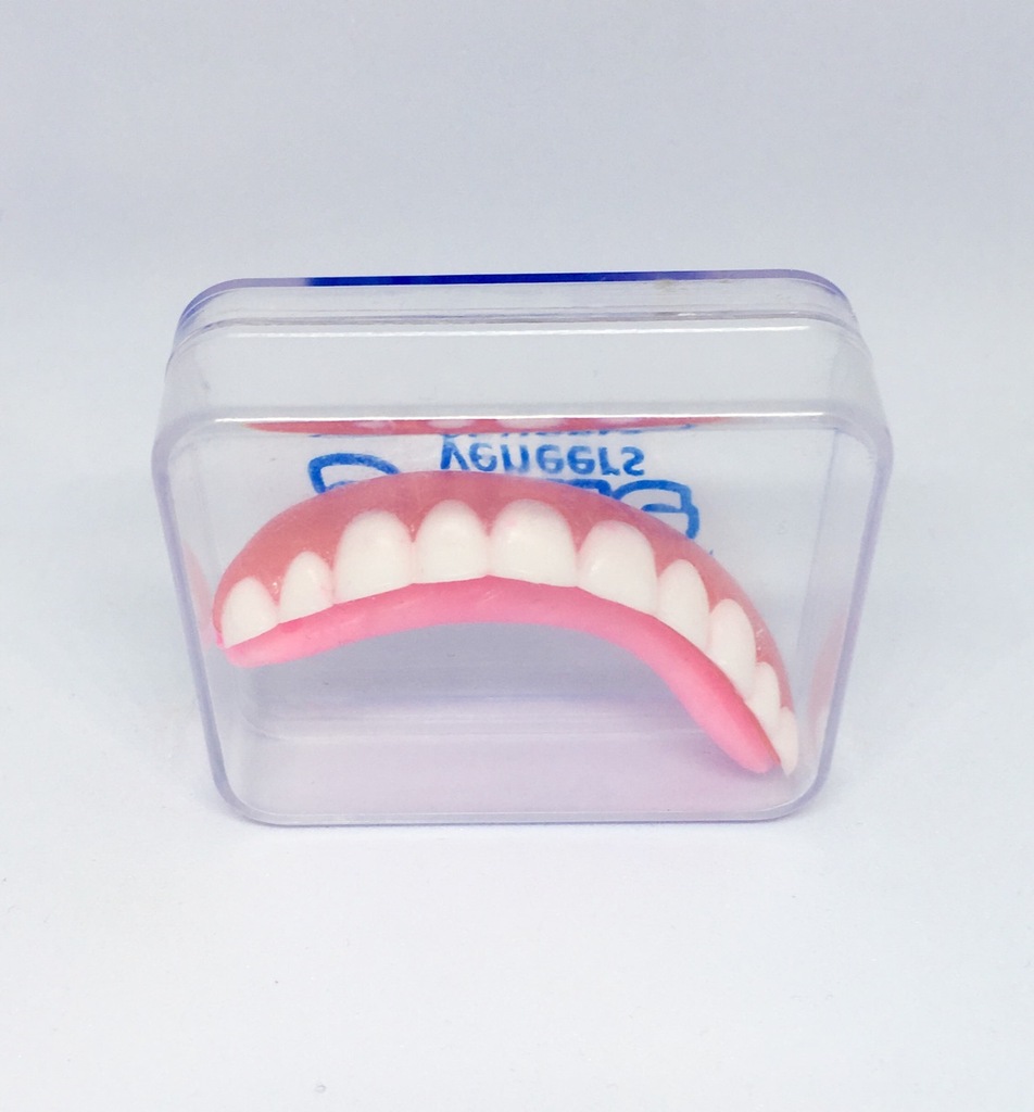 2x SZTUCZNE ZĘBY TYMCZASOWE KOSMETYCZNE NAKŁADKA - 7315857079