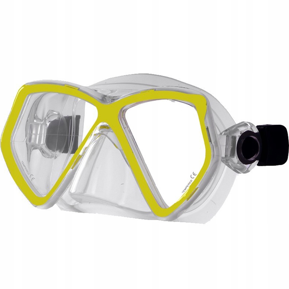 Maska do nurkowania Aqua-Speed Jupiter żółta kol.1