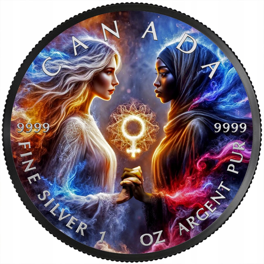 MAPLE LEAF KANADYJSKI LIŚĆ DZIEŃ KOBIET 1 OZ 5 DOLLARS KANADA 2024