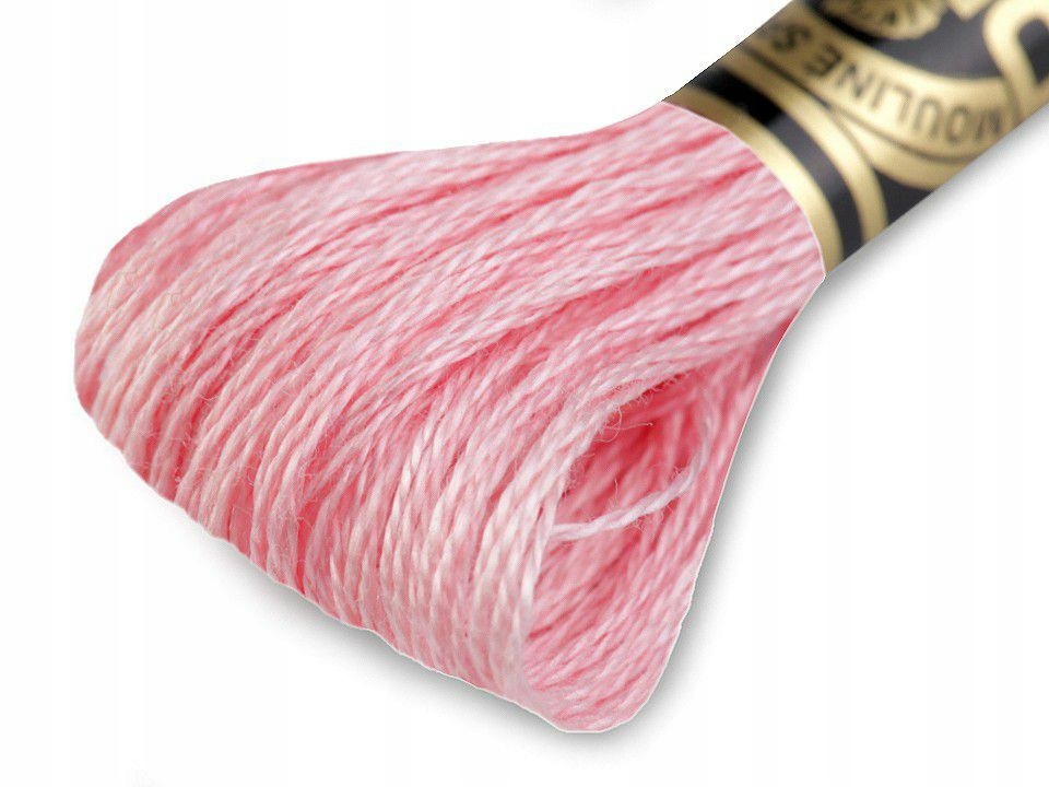 1szt candy pink mulina dmc mouliné spécial