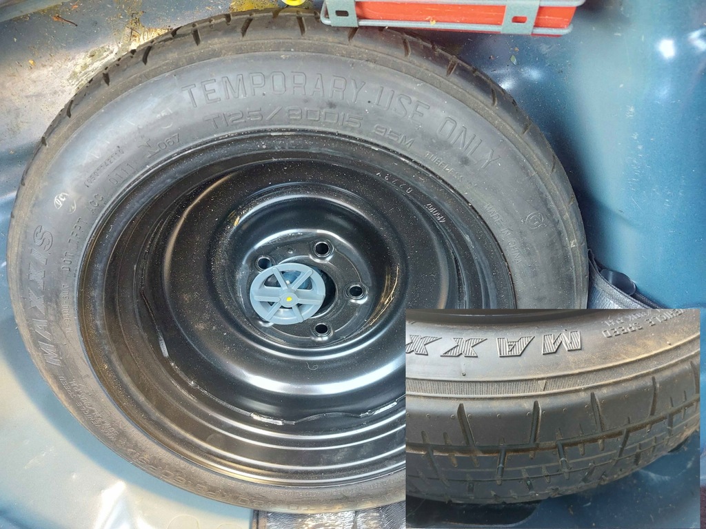 KOŁO DOJAZDOWE DOJAZDÓWKA 5x114,3 FI 67,1 125/80 R15 HYUNDAI I30 I