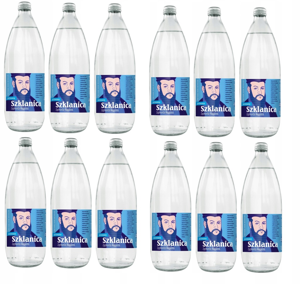 Woda źródlana gazowana Szklanica Zygmunta 12L