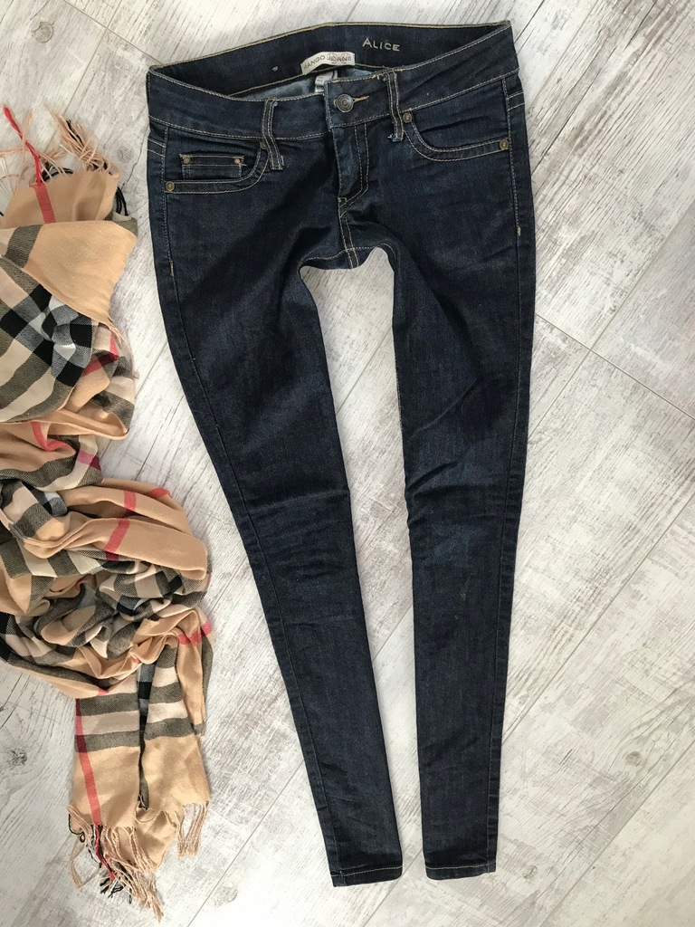 MANGO ALICE * spodnie jeans rurki * 34 XS