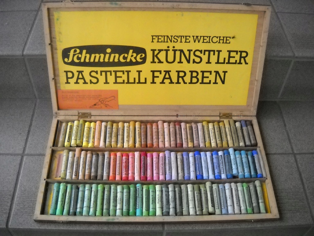 Pastele suche,kredki Schmincke - 100 szt.