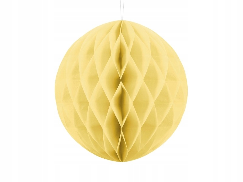 LAMPION HONEYCOMB PLASTER MIODU 30cm Żółty