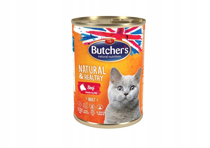 BUTCHER'S Natural & Healthy Cat z wołowiną kaw