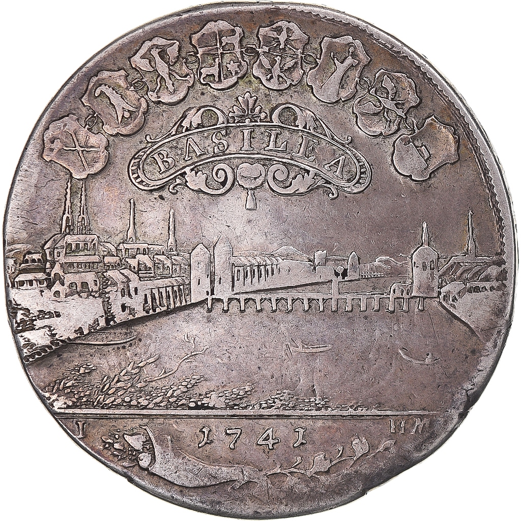 Moneta, Kantony Szwajcarskie, Thaler, 1741, Basel,