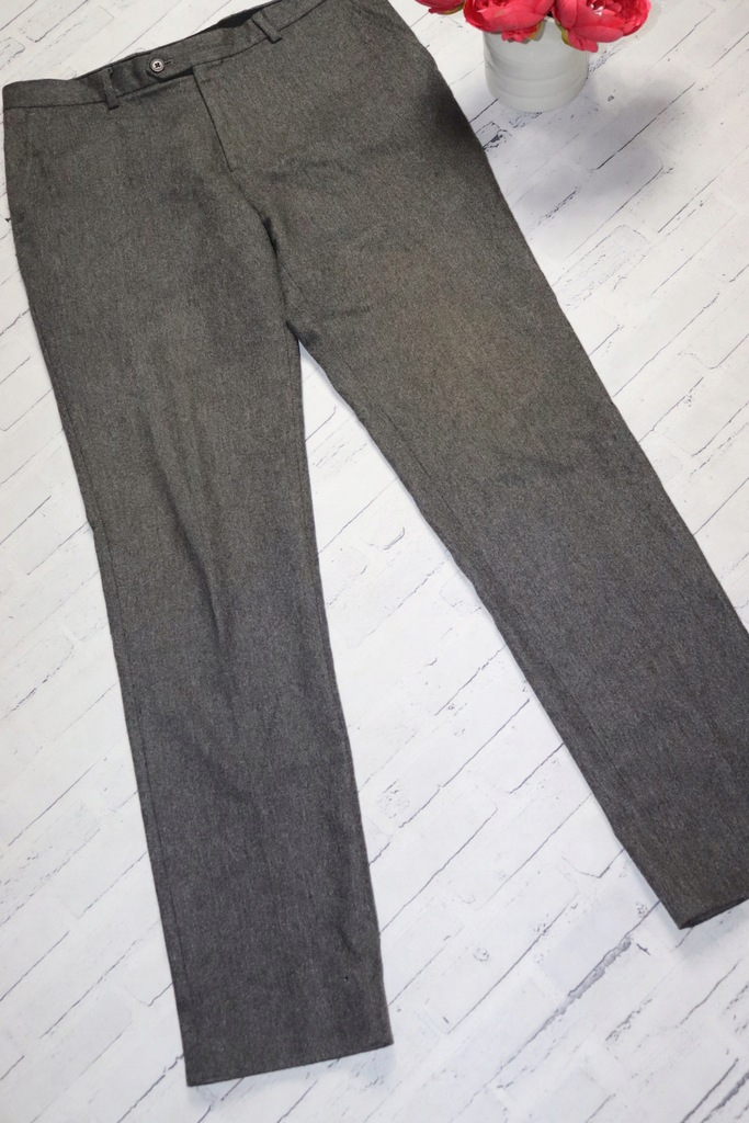NEXT * eleganckie wełniane spodnie 32/ 81 cm