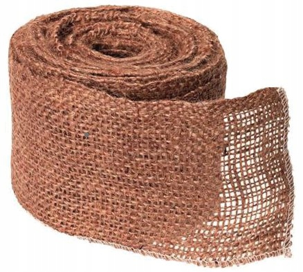 Taśma jutowa do podwiązania roślin drzew 6cm x 20m