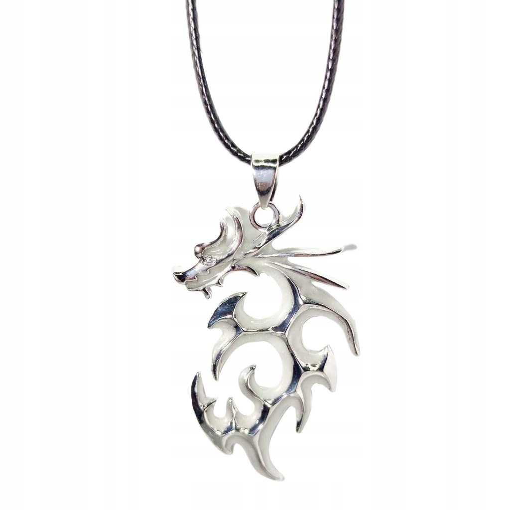 Luminous Dragon Necklace Alloy Glow in The Dark Jewelry for Green Light