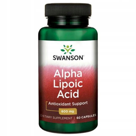 ALA Alpha Lipoic Acid 600mg kw alfa liponowy 60k