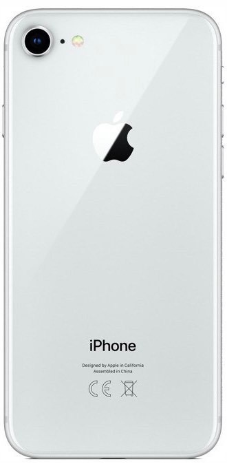 Korpus Obudowa iPhone 8 Silver Srebrna Biała