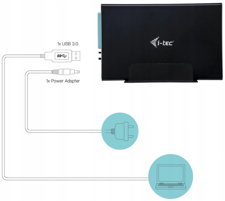 Купить Внешний корпус i-tec 2 жестких диска 3,5 дюйма SATA SSD: отзывы, фото, характеристики в интерне-магазине Aredi.ru