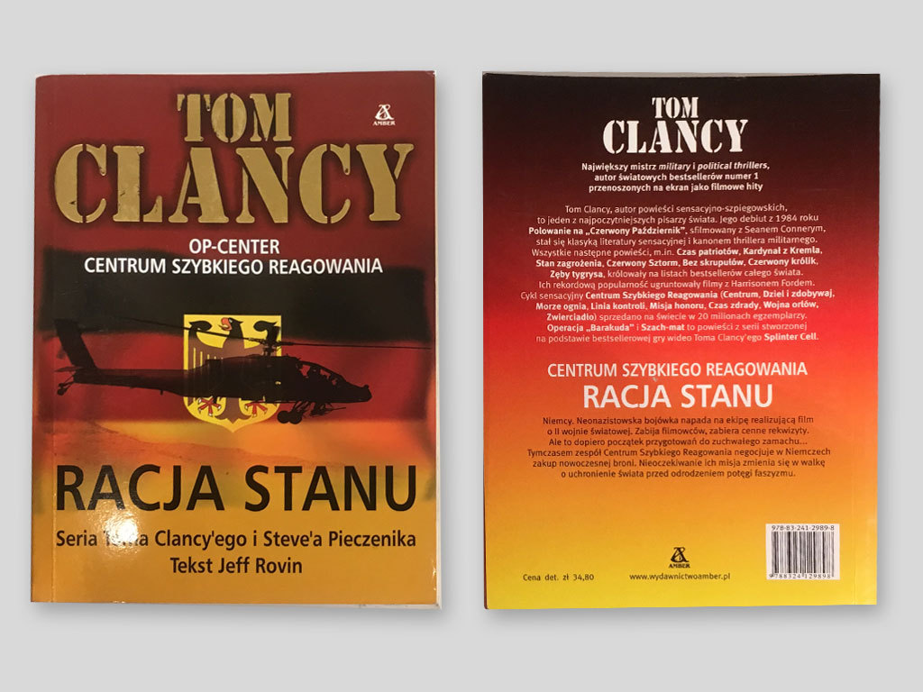 Racja stanu Tom Clancy Jeff Rovin Steve Pieczenik