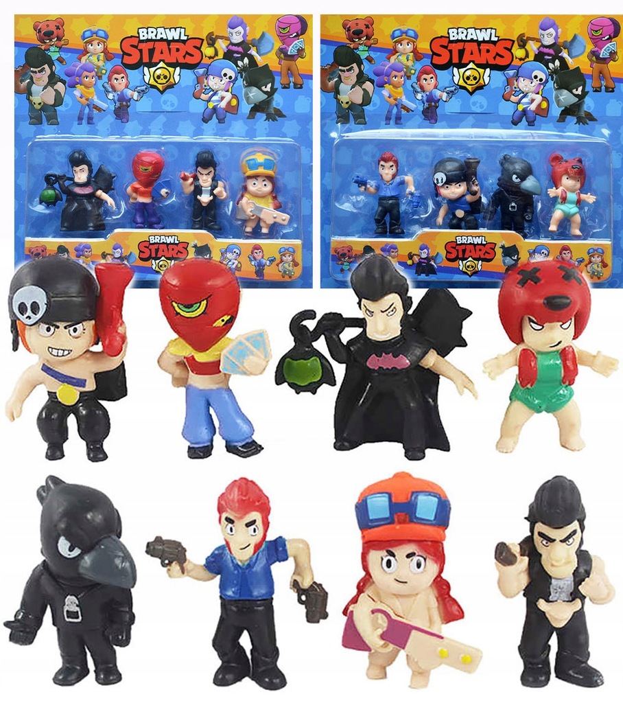 Купить МЕГА НАБОР ИЗ 8 ФИГУР ИГРЫ BRAWL STARS ОТ PL: отзывы, фото и ...