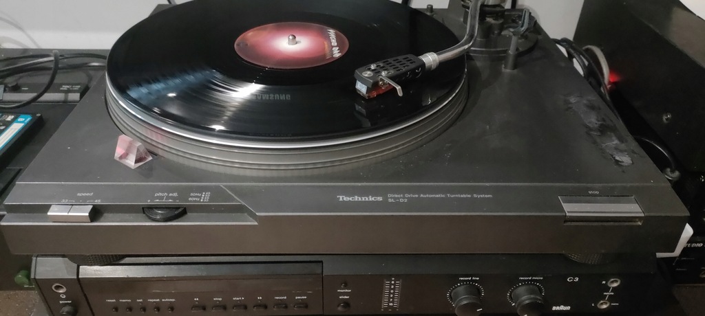Gramofon Technics SL-D2 czarny