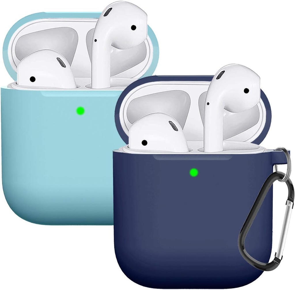 ETUI SILIKONOWE OCHRONNE DO SŁUCHAWEK APPLE AIRPODS 2 SZTUKI