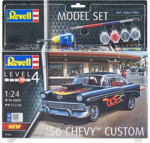 REVELL MODEL SET 67633 56 CHEVY CUSTOM BEL AIR