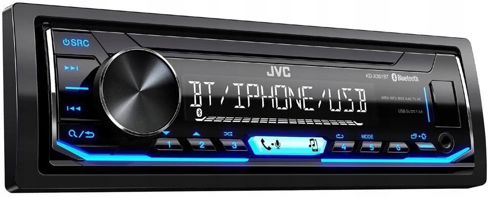 JVC radio samochodowe USB AUX Flac mp3 KD-X351BT