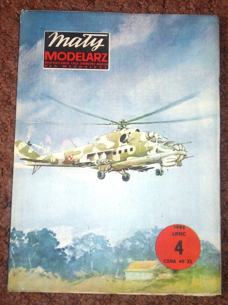 Mały Modelarz śmigłowiec Mi-24