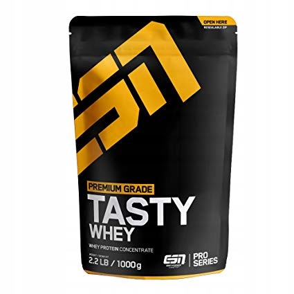 ESN Tasty Whey 1kg odżywka białkowa 1000g białko