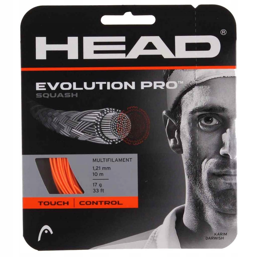 Naciąg squash Head Evolution Pro Orange 1.21mm