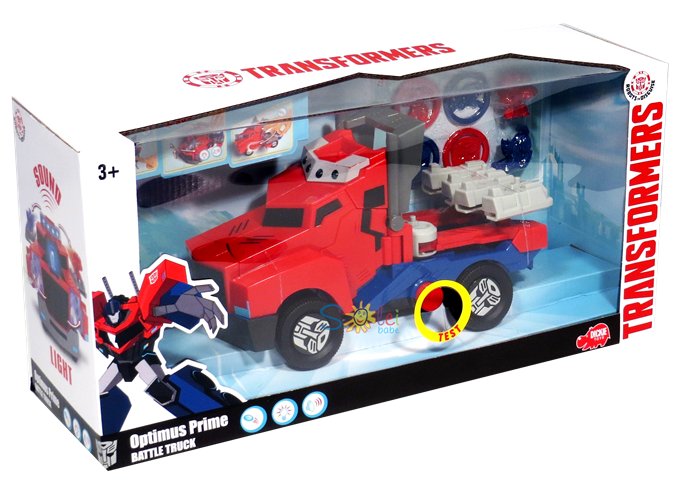 transformers optimus prime battle truck