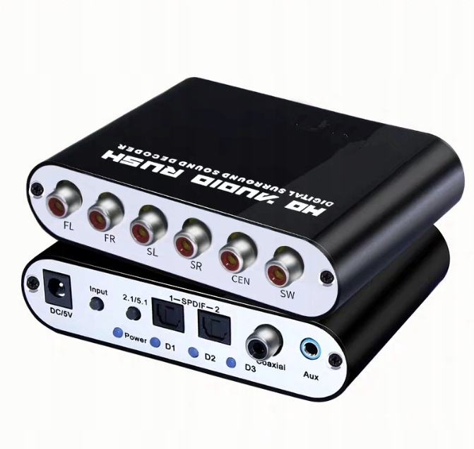 Konwerter dźwięku cyfrowego na analogow DTS / AC3